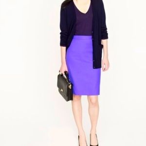 J. Crew lilac pencil skirt